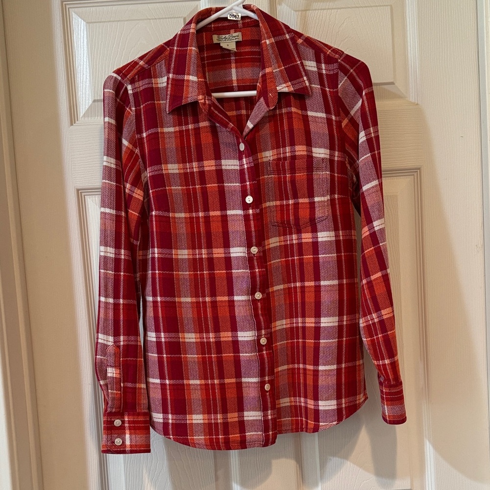 Lucky Brand Red Plaid Shirt